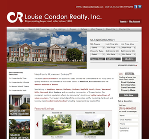 MA real estate website design