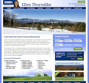 Stowe Vermont Real Estate Websites