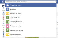 Facebooks graph search