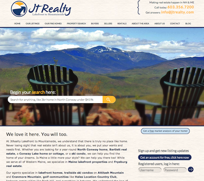 Real Estate Website Launches - JT Realty