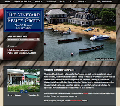 Real Estate Website Launches - Vineyard Realty Group