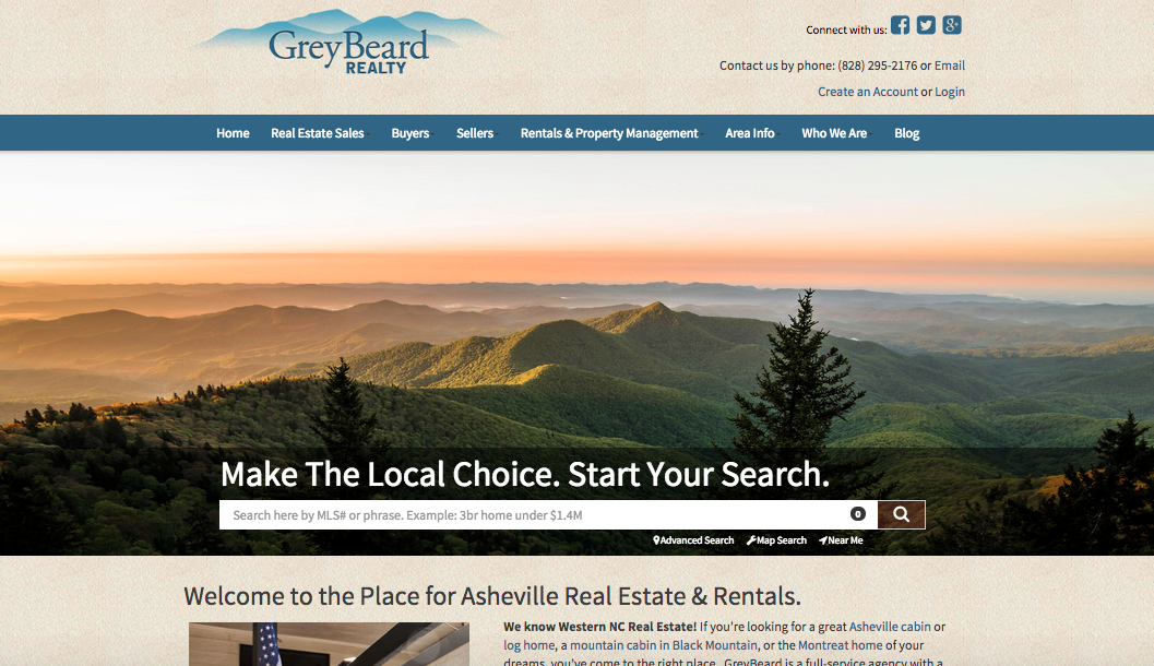 GreyBeard real estate website